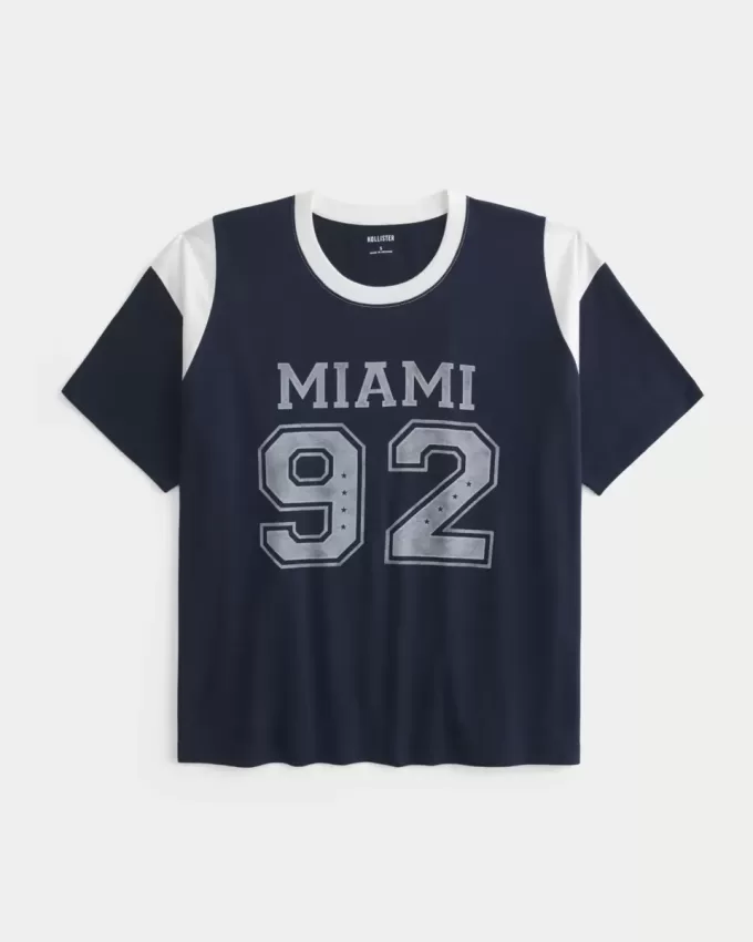 Camiseta gráfica extragrande de Miami