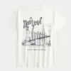 Camiseta gráfica extragrande de Nueva York Camiseta gráfica extragrande de Nueva York