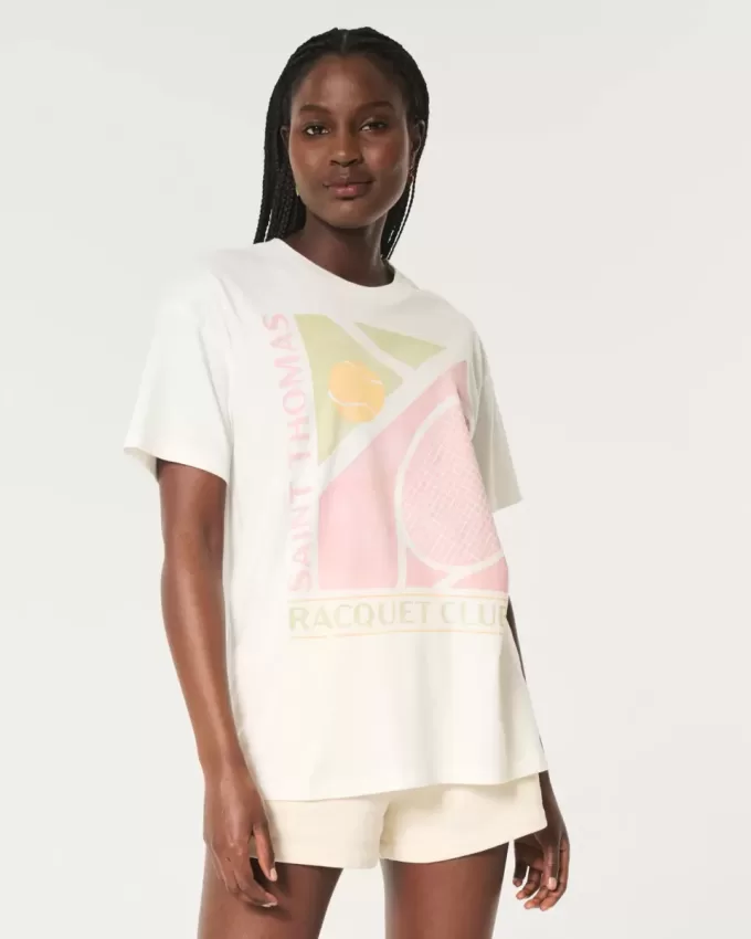 Camiseta gráfica extragrande del Saint Thomas Racquet Club