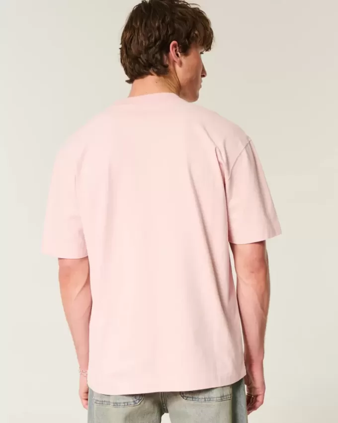 Camiseta gráfica hawaiana de peso pesado y cuadrada Camiseta gráfica hawaiana de peso pesado y cuadrada