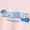 Camiseta gráfica hawaiana de peso pesado y cuadrada Camiseta gráfica hawaiana de peso pesado y cuadrada