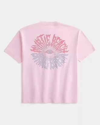 Camiseta gráfica Myrtle Beach de peso pesado y corte cuadrado