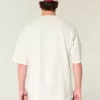 Camiseta holgada con cuello redondo Camiseta holgada con cuello redondo