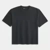 Camiseta holgada con cuello redondo