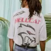 Camiseta holgada con gráfico de Dodge Hellcat Camiseta holgada con gráfico de Dodge Hellcat