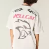 Camiseta holgada con gráfico de Dodge Hellcat Camiseta holgada con gráfico de Dodge Hellcat