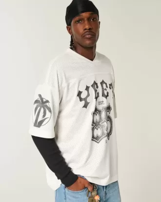 Camiseta holgada con gráfico de Jey Uso Yeet