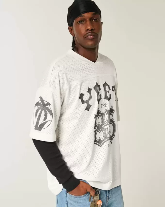 Camiseta holgada con gráfico de Jey Uso Yeet Camiseta holgada con gráfico de Jey Uso Yeet
