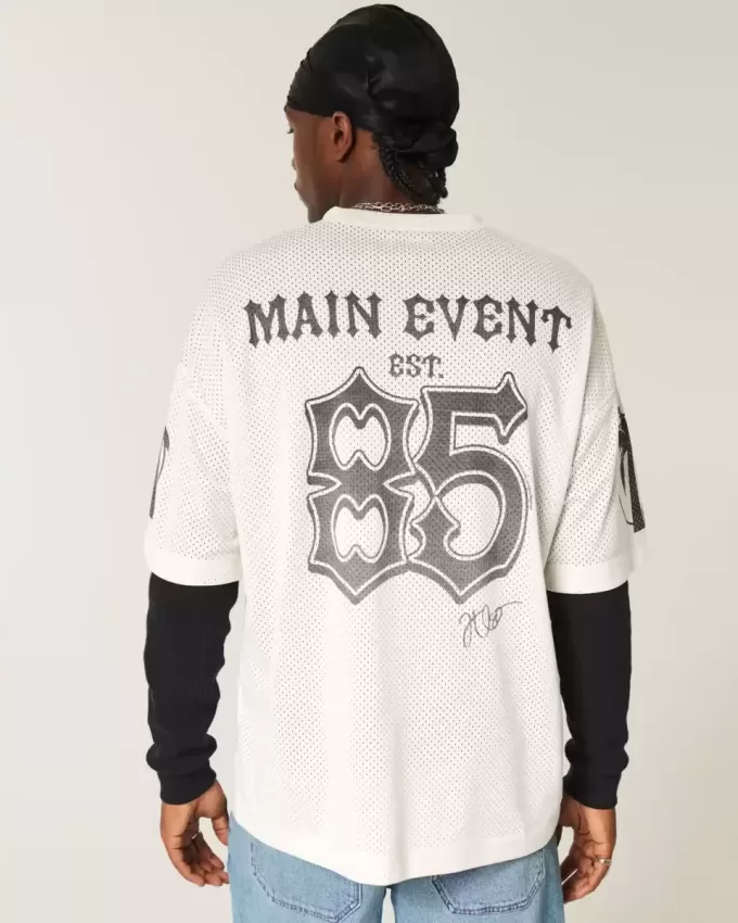 Camiseta holgada con gráfico de Jey Uso Yeet Camiseta holgada con gráfico de Jey Uso Yeet