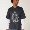 Camiseta holgada con gráfico de Undertaker