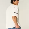 Camiseta holgada y pesada con gráfico de Chevrolet Camiseta holgada y pesada con gráfico de Chevrolet