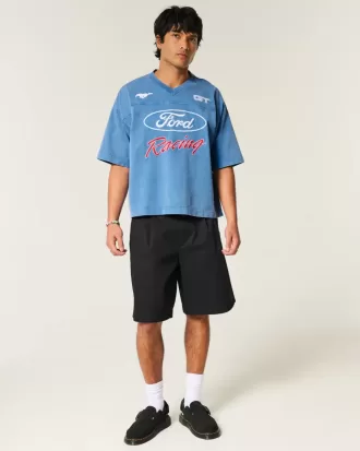 Camiseta holgada y pesada con gráfico de Ford