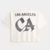 Camiseta holgada y pesada con gráfico de fútbol de Los Ángeles Camiseta holgada y pesada con gráfico de fútbol de Los Ángeles