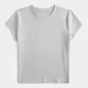 Camiseta larga para bebé de tela suave y elástica sin costuras Camiseta larga para bebé de tela suave y elástica sin costuras