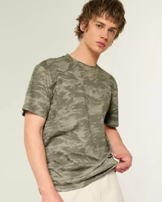 Camiseta refrescante de camuflaje relajada Camiseta refrescante de camuflaje relajada