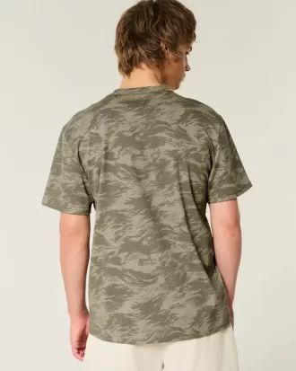 Camiseta refrescante de camuflaje relajada Camiseta refrescante de camuflaje relajada