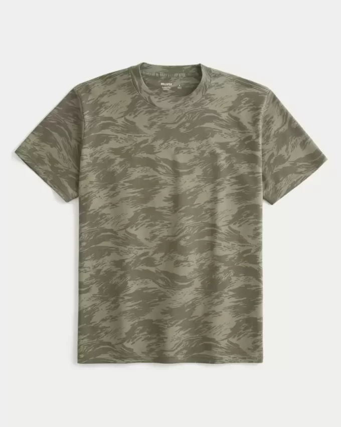 Camiseta refrescante de camuflaje relajada Camiseta refrescante de camuflaje relajada