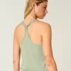 Camiseta sin mangas con estampado de aves tropicales Easy Trend Drop