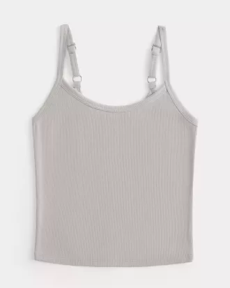 Camisola acanalada con escote redondo