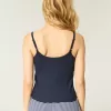 Camisola acanalada con gráfico de cisne Camisola acanalada con gráfico de cisne