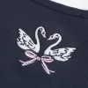 Camisola acanalada con gráfico de cisne Camisola acanalada con gráfico de cisne