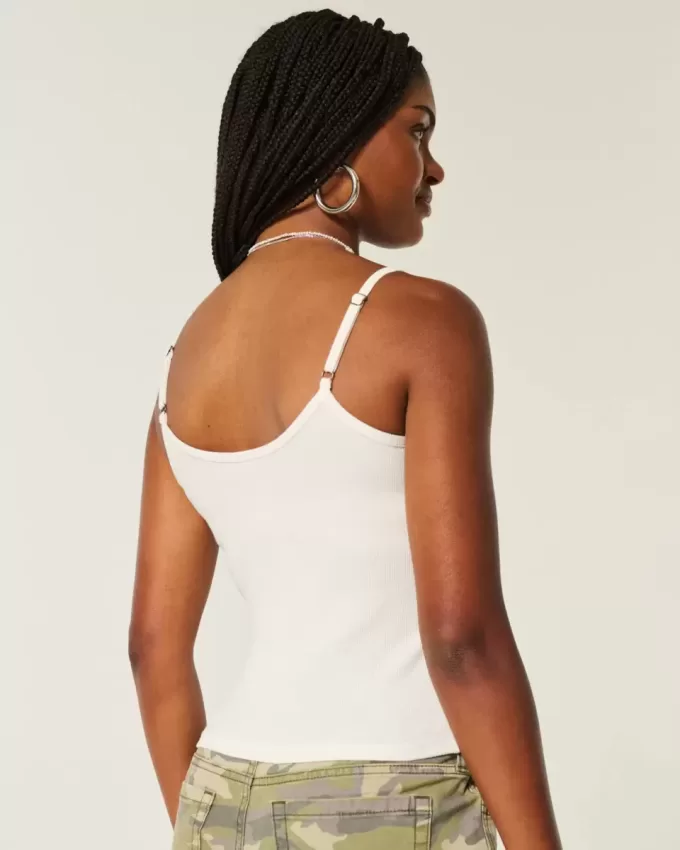 Camisola acanalada con gráfico de conejo