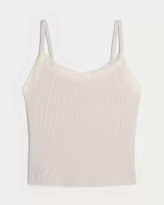Camisola de encaje con diseño de gofre de Gilly Hicks