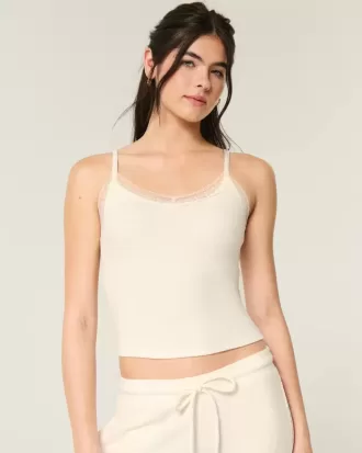 Camisola de encaje con diseño de gofre de Gilly Hicks