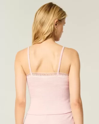Camisola de encaje con diseño de gofre de Gilly Hicks