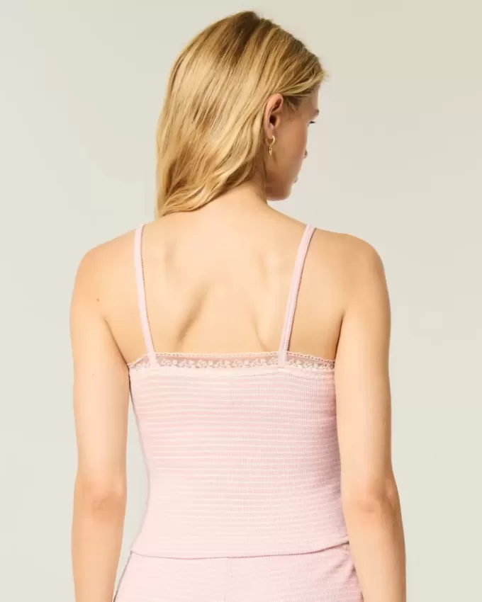 Camisola de encaje con diseño de gofre de Gilly Hicks Camisola de encaje con diseño de gofre de Gilly Hicks