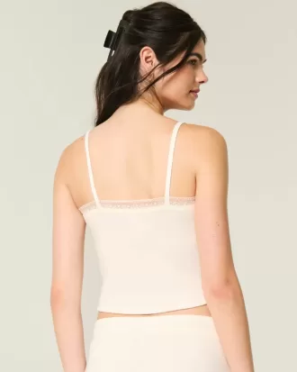Camisola de encaje con diseño de gofre de Gilly Hicks