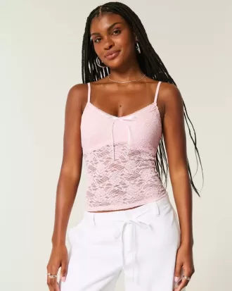 Camisola de encaje integral