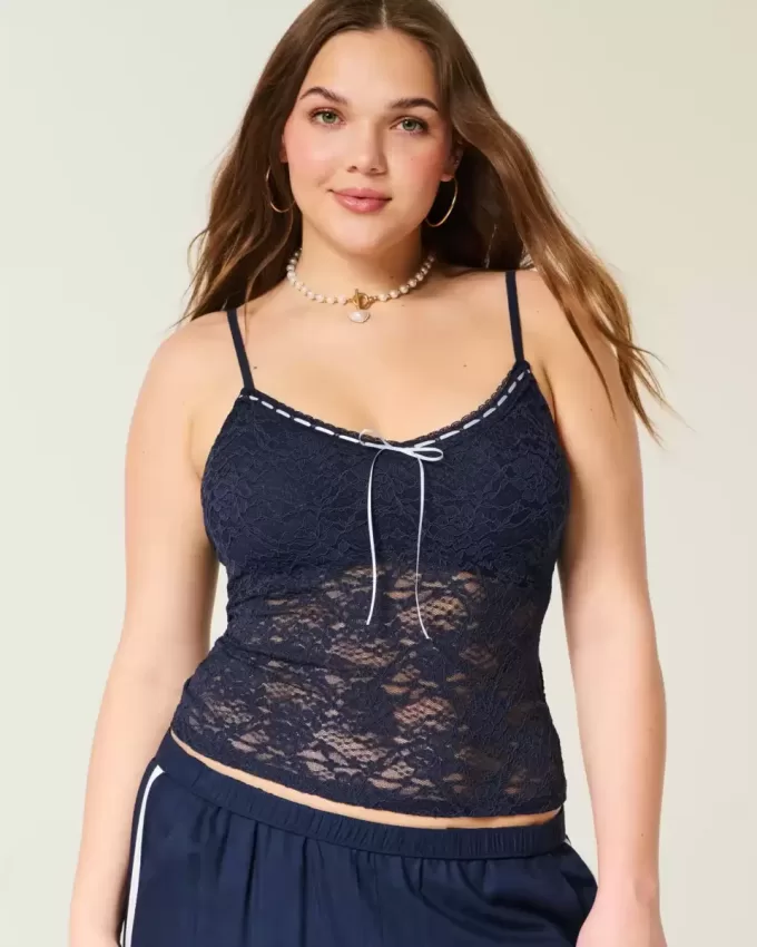Camisola de encaje integral Camisola de encaje integral