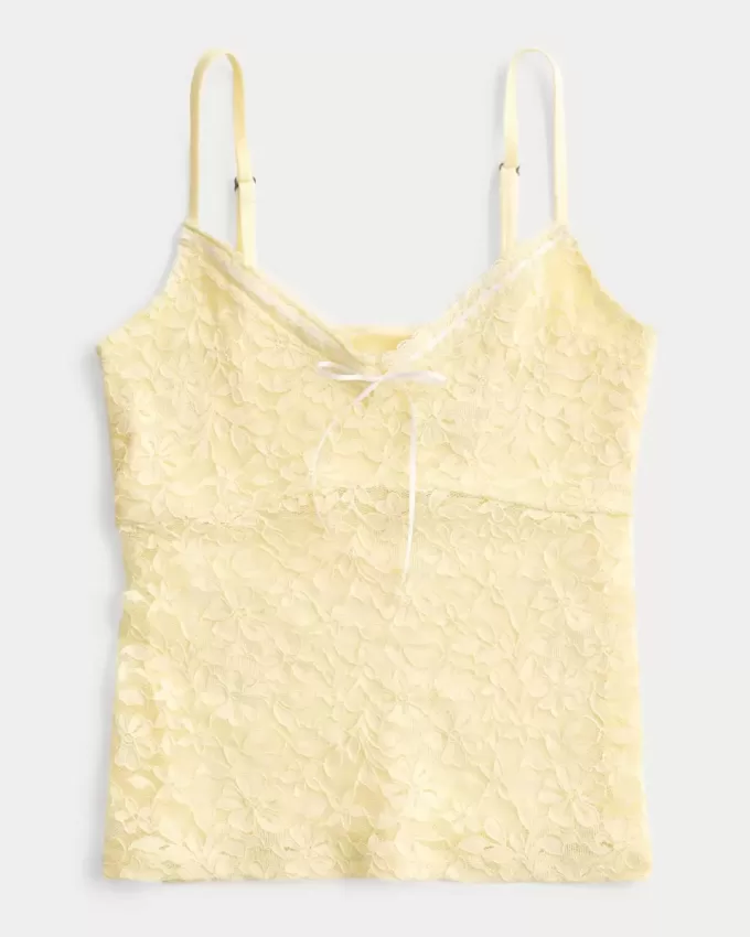 Camisola de encaje integral Camisola de encaje integral