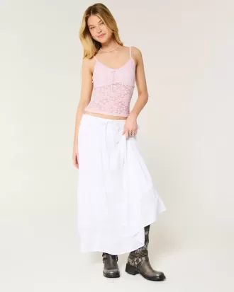 Camisola de encaje integral