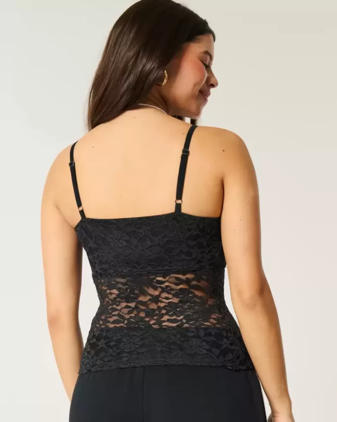 Camisola de encaje integral Camisola de encaje integral