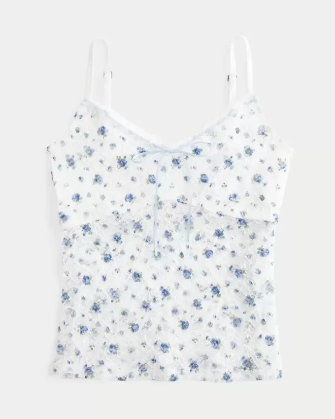 Camisola de encaje integral Camisola de encaje integral