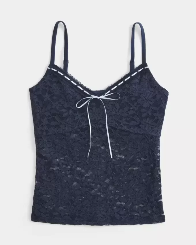 Camisola de encaje integral Camisola de encaje integral