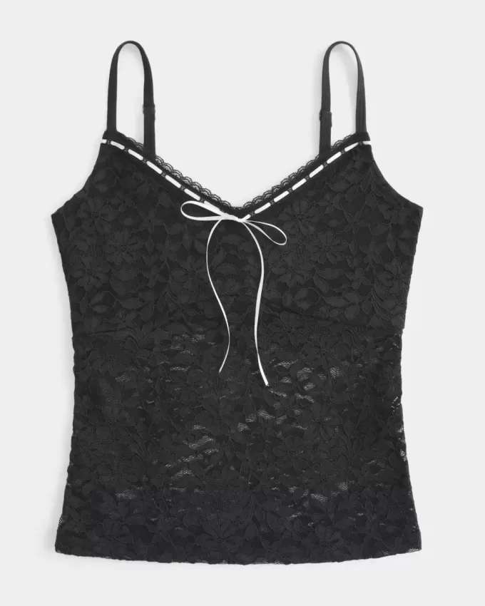 Camisola de encaje integral Camisola de encaje integral