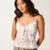 Camisola de gasa con volantes Camisola de gasa con volantes