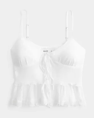 Camisola de gasa con volantes