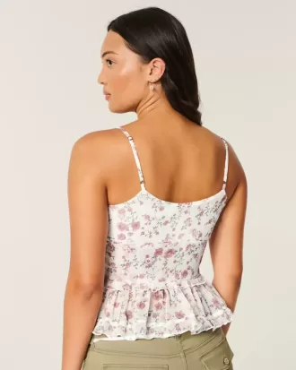 Camisola de gasa con volantes