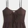 Camisola de gasa con volantes Camisola de gasa con volantes