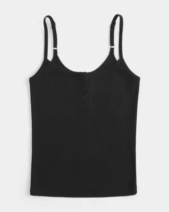 Camisola Henley con muesca acanalada