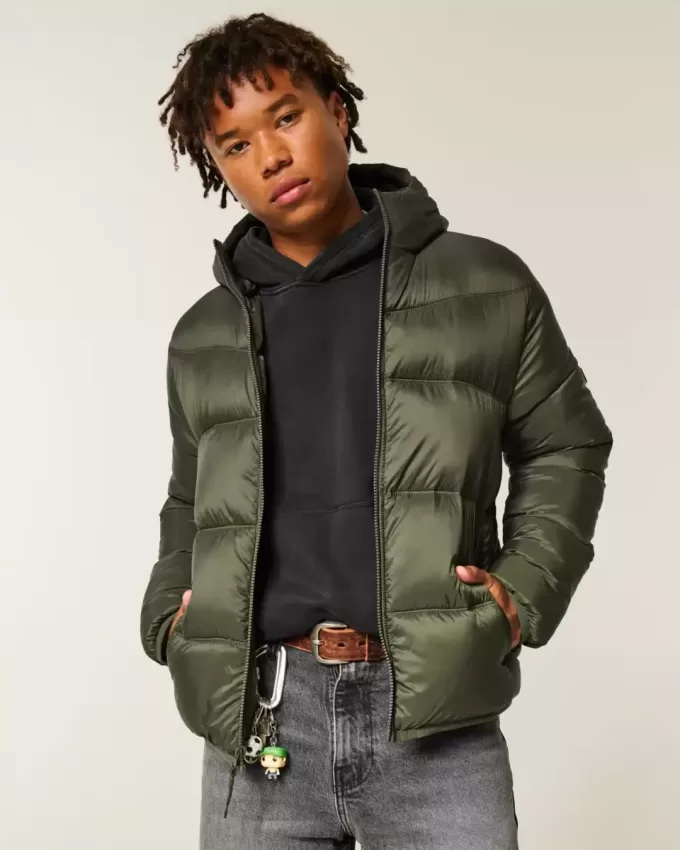 Chaqueta acolchada con capucha