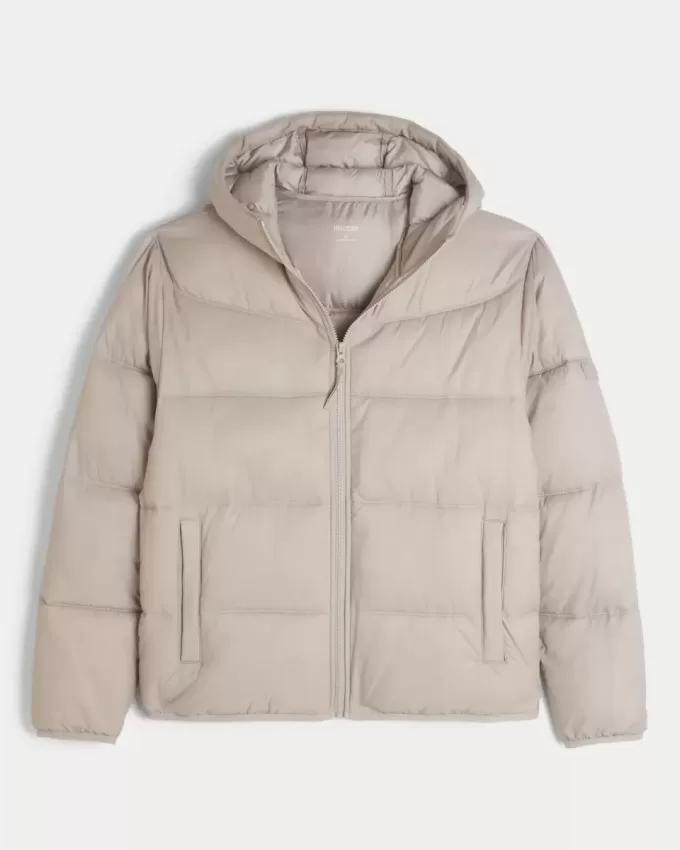 Chaqueta acolchada con capucha