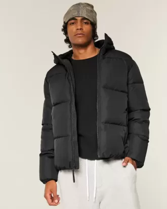 Chaqueta acolchada con forro de piel sintética