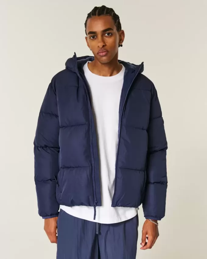 Chaqueta acolchada con forro de piel sintética Chaqueta acolchada con forro de piel sintética