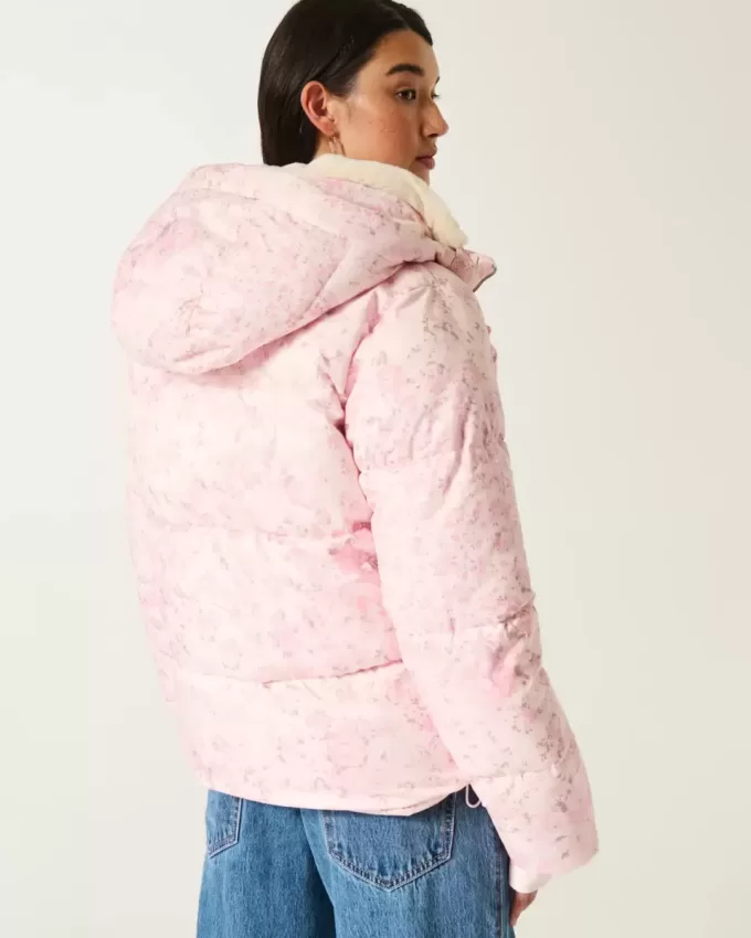 Chaqueta acolchada con forro de piel sintética Chaqueta acolchada con forro de piel sintética