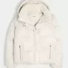 Chaqueta acolchada con forro de piel sintética Chaqueta acolchada con forro de piel sintética